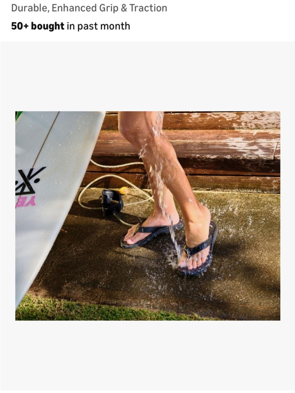 OluKai 'Ohana Flip-Flop Sandal in Warm Sand - Picture 7 of 8